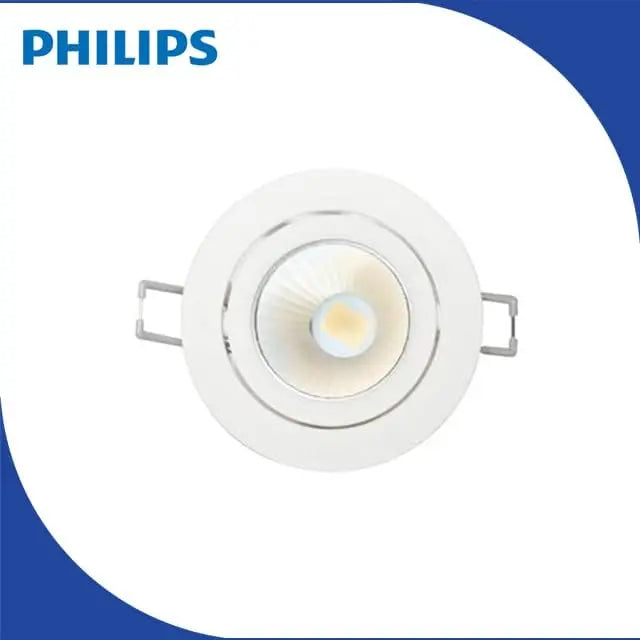 Philips Latam Downlight, 9 W, 950 lm, Narrow beam, White SL052 RD SPOT 070 9w WH WV