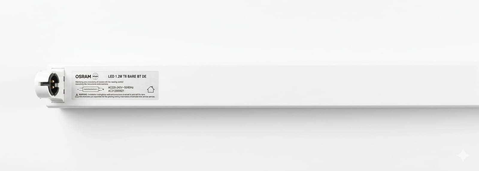 Osram T8 Bare Single Fixture